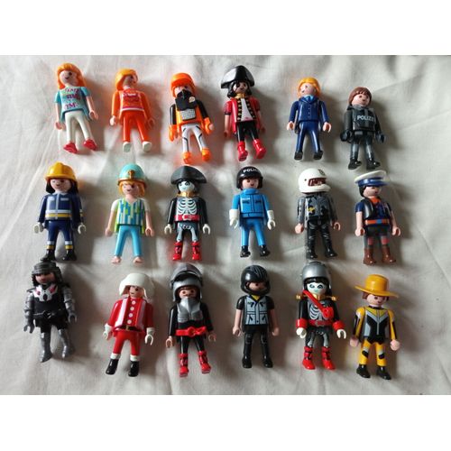 lot de 18 figurines Playmobil