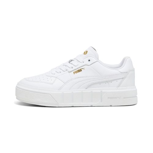 Chaussures Puma Basket Basses Compensées Cali Court Blanc