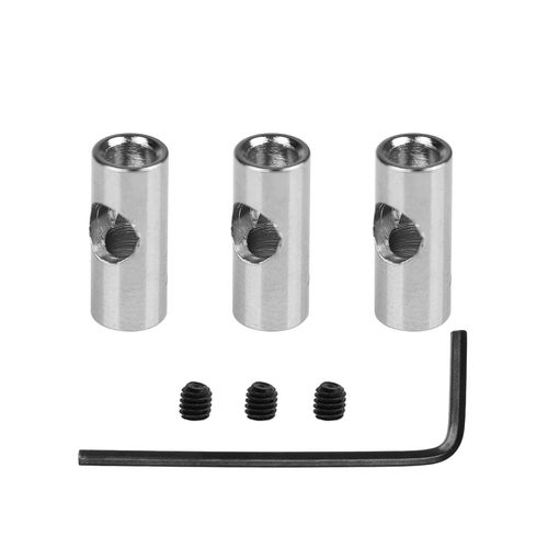 Adaptateur de manchon d'engrenage de pignon de moteur, arbre de changement d'appellation, modèle RC, voiture, bateau, avion, 3.175mm à 5mm, 3650mm, 550, 540, 3 pièces