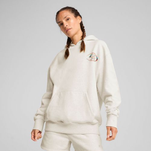 Puma Hoodie De Basketball Stewie 4 Prism Femme, Vêtements, Vapor Gris Heather, Xl