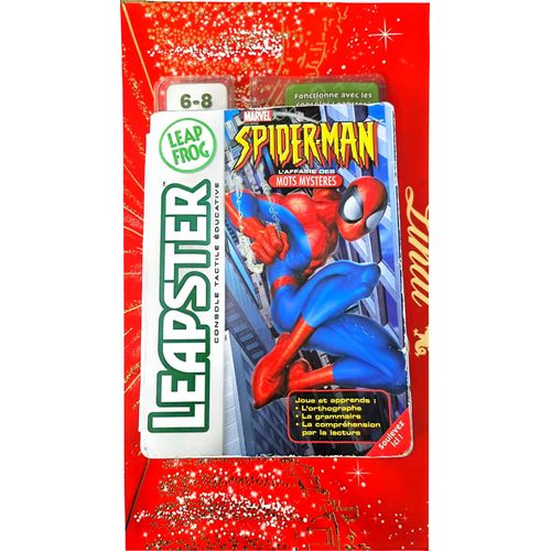 Cartouche Éducative Leapster ¿ Spider-Man : Web Of Words | Jeu Éducatif Leapfrog, 6-8 Ans, Action Et Vocabulaire, En Français | Vendu Par Blaspo