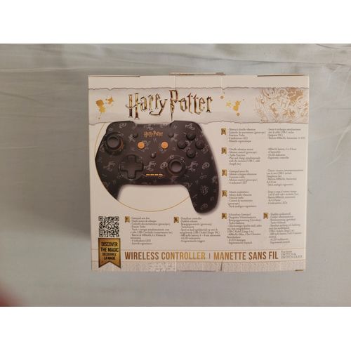 Manette Harry Potter Noir Sans Fil Pour Switch/Switch Oled / Pc