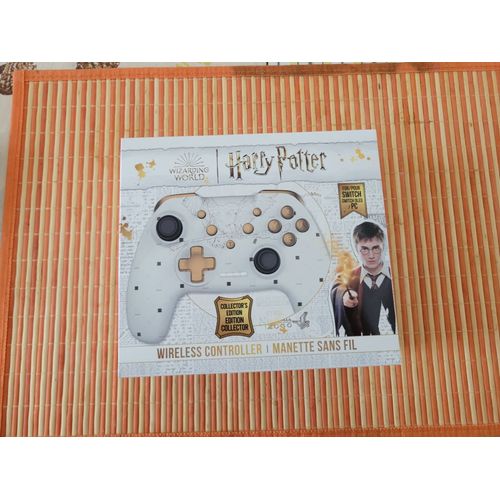 Manette Harry Potter Blanche Sans Fil Pour Switch/Switch Oled / Pc