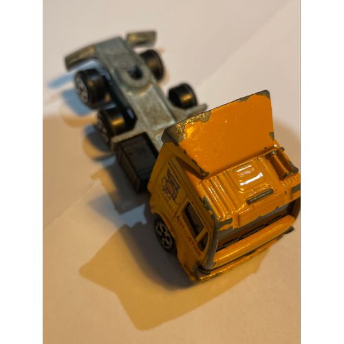 Majorette camion tracteur jaune 