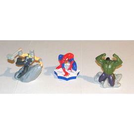 avengers marvel maxi kinder lot figurine hulk spiderman thor