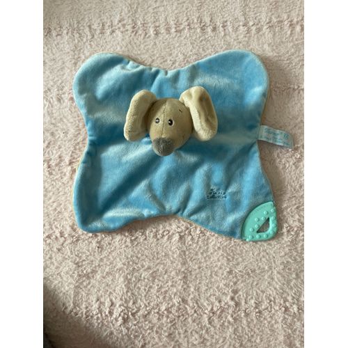 Doudou souris tiamo anneaux dentition