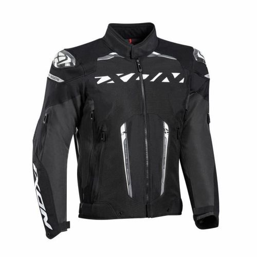 Blouson Moto Ixon Blaster - Noir/Blanc - 2xl