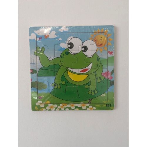 Lot de 3 Puzzles en bois – Animaux rigolos – 16 pièces chacun