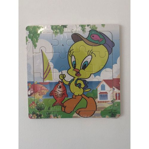 Lot de 3 Puzzles en bois – Personnages et Animaux – 16 pièces chacun