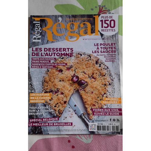 Magazine Cuisine Régal No 67 Septembre Octobre 2015