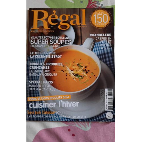 Magazine Cuisine Régal No 81 Janvier Février 2018