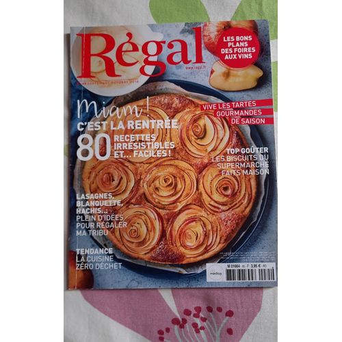 Magazine Cuisine Régal No 85 Septembre Octobre 2018