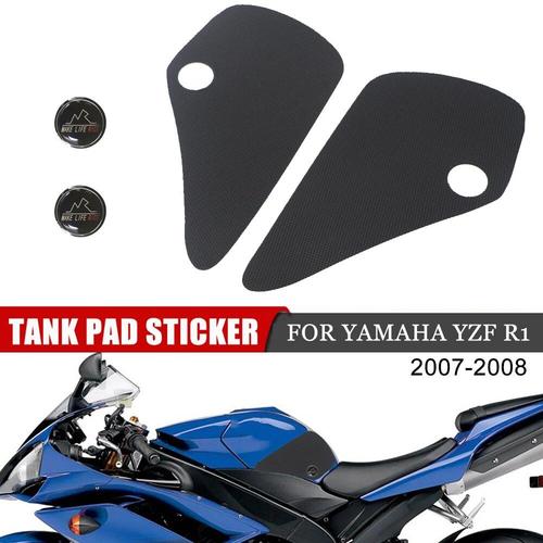 Autocollants Antidérapants Pour Réservoir De Carburant, Pour Yamaha Yzf R1 2007 2008 Yzf-R1 Yzfr1 07 08