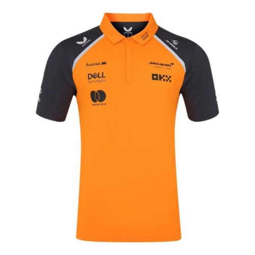 Polo Officiel Homme Mc Laren Formule 1 Officiel Orange Papaye