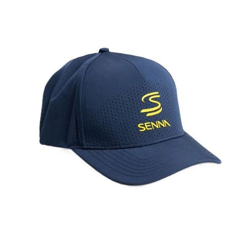 Casquette De Baseball Ayrton Senna F1 Adulte, Bleu Marine, Taille Unique