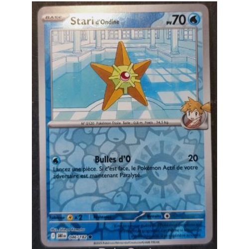 Pokémon Stari D'Ondine 046 / 182 Reverse Ev10 Rivalités Destinées
