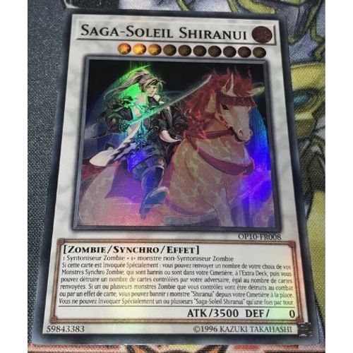 Yu Gi Oh Op10 Fr008 Saga Soleil Shiranui Super Rare