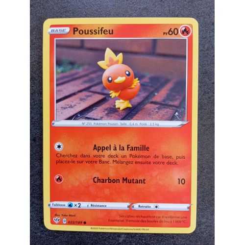 Pokémon Poussifeu 022/189