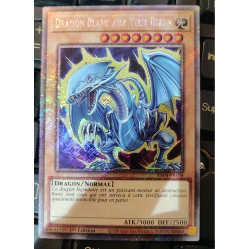 Yu Gi Oh Ra04 Fr108 Dragon Blanc Aux Yeux Bleus Platinum Rare