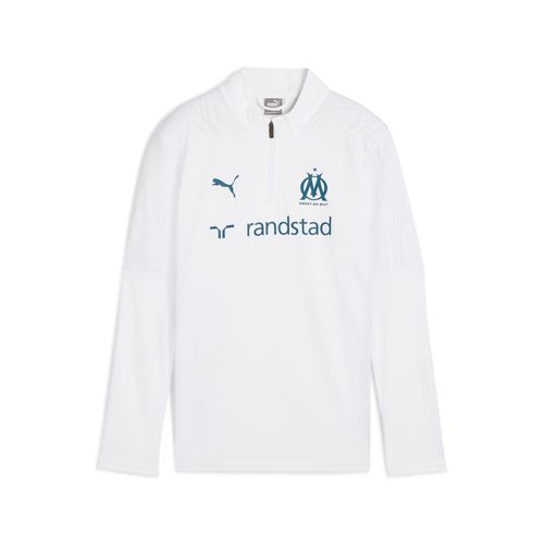 Haut D’Entraînement À 1/4 Zip Olympique De Marseille Enfant Et Adolescent