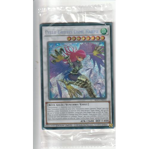 Carte Yu-Gi-Oh - Cyber Griffes Dame Harpie - Blc1-Fr010 - Secrète-Rare