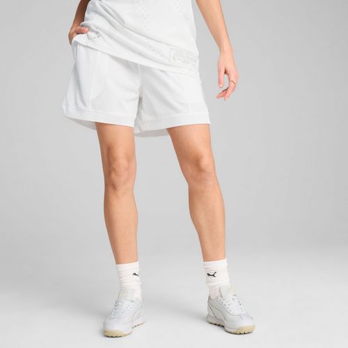 Puma Short De Basketball Jer-She Femme, Vêtements, Blanc, L