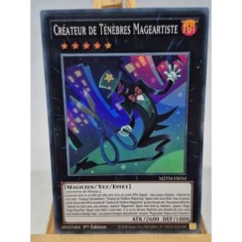 Yu Gi Oh Mztm Fr054 Créateur De Ténèbres Mageartiste Super Rare