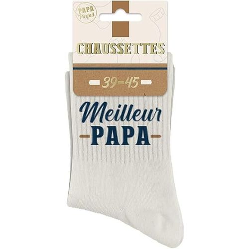 , Chaussettes Homme - Meilleur Papa Taille Unique