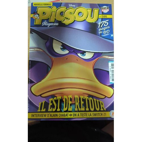 Disney Picsou Magazine N°586 Il Est De Retour Nouvelle Formule