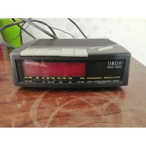 radio réveil Tamashi noir