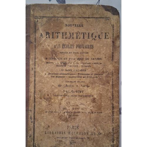 Nouvelle Arithmétique Des Écoles Primaires