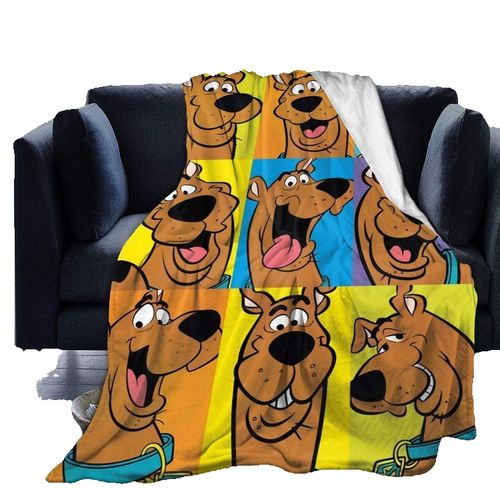 Couverture En Flanelle Scooby-Doo, Anti-Rides, En Peluche, Pour Canape, Chambre A Coucher, Super Douce, Luxueuse, Populaire, Motif Anime, Multifonction, X174