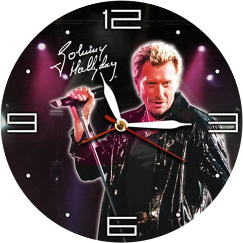 Johnny hallyday - - Pendule Johnny Hallyday Chanteur