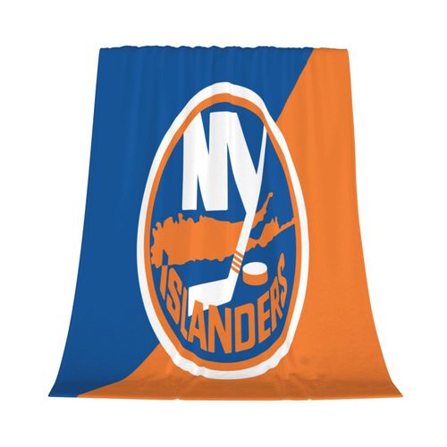 Couverture En Flanelle Des Islanders De New York Pour La Decoration De La Chambre Et La Literie