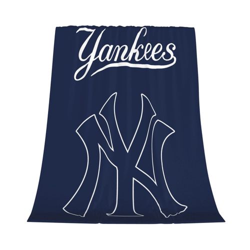 Couverture En Flanelle Des Yankees De New York Pour La Decoration De La Chambre Et La Literie