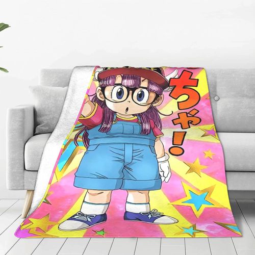 Couverture Dr. Slump Arale Norimaki En Peluche, Motif Manga, Respirante, Pour Chaise, Canape, Automne/Hiver