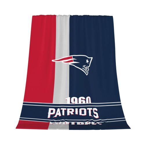 Couverture En Flanelle Des Patriots De La Nouvelle-Angleterre Pour La Decoration De La Chambre Et La Literie