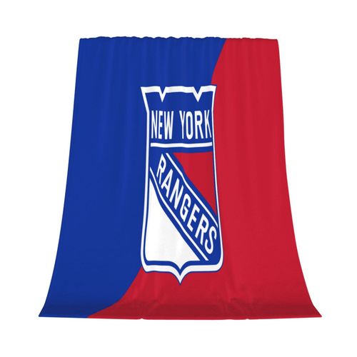 Couverture En Flanelle Des Rangers De New York Pour La Decoration De La Chambre Et La Literie