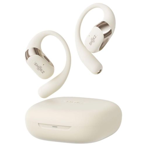 Ecouteurs Shokz TWS A CONDUCTION AERIENNE OPENFIT 2 BEIGE