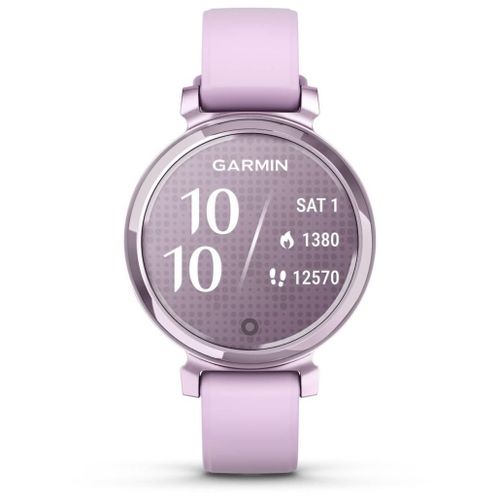Montre Garmin Lily 2 Metallic Lilac Avec Bracelet En Silicone Lilas