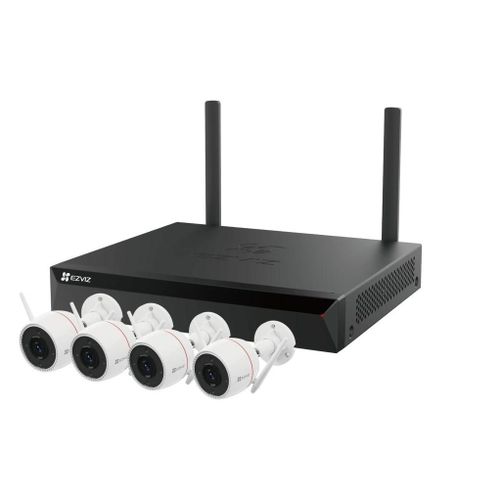 Ezviz Kit videosorveglianza Wi-Fi 4 telecamere IP 4MP 8 canali NVR HKX5SH3CP