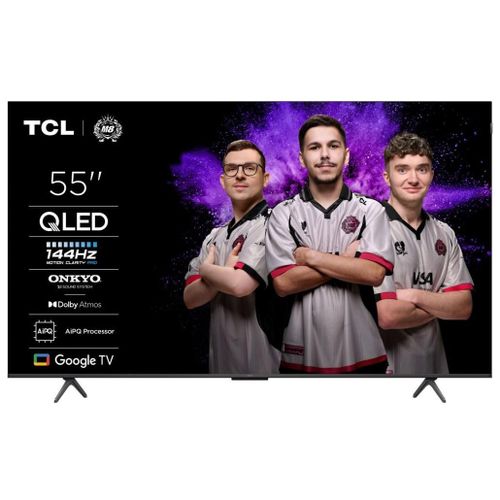 TV QLED Tcl 55P89K 138 cm 4K UHD Aluminium brossé
