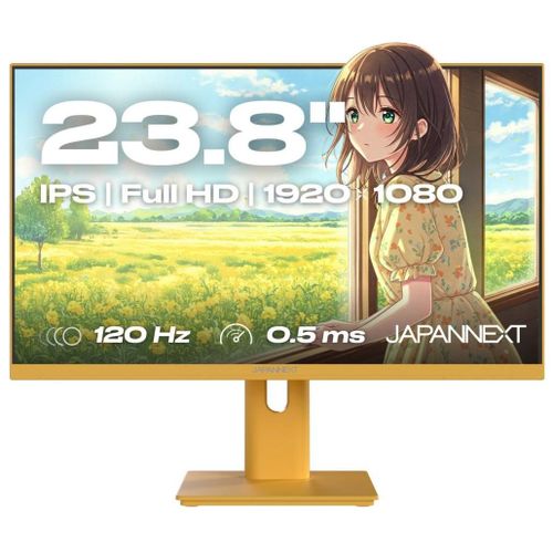 Ecran PC Gamer JAPANNEXT JN IPS238G120F HSP Jaune 24''