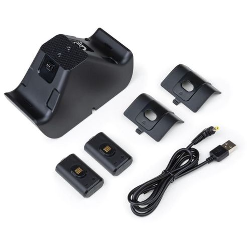 Socle De Charge Pour Manettes Xbox Séries - Permet De Recharger 2 Manettes Simultanément - Fourni Avec 2 Batteries Rechargeables Et 1 Câble Usb-A/Usb-C De 80 Cm