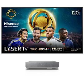 Vidéoprojecteur Hisense 120L5ND Laser TV 4K Gris