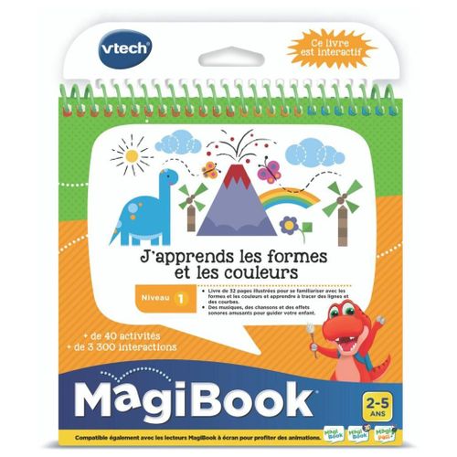 VTECH MAGIBOOK - J'APPRENDS LES FORMES ET LES COULEURS