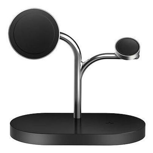 Chargeur sans fil 3-en-1 Qi 10W / 7.5W / 5W Samsung Noir / Argent