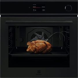 Electrolux Four Encastrable Pyrolyse 700 MealAssist avec SteamCrisp EOC9P3XT Noir mat