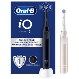 Brosse À Dents Électrique Oral B Io2 Duo Noir Et Rose