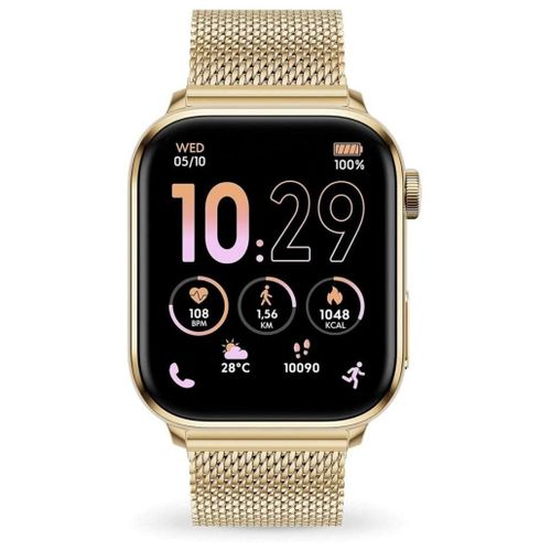 Montre Connectée Ice Smart 3.0 Rectangulaire Bracelet Acier Maille Milanaise